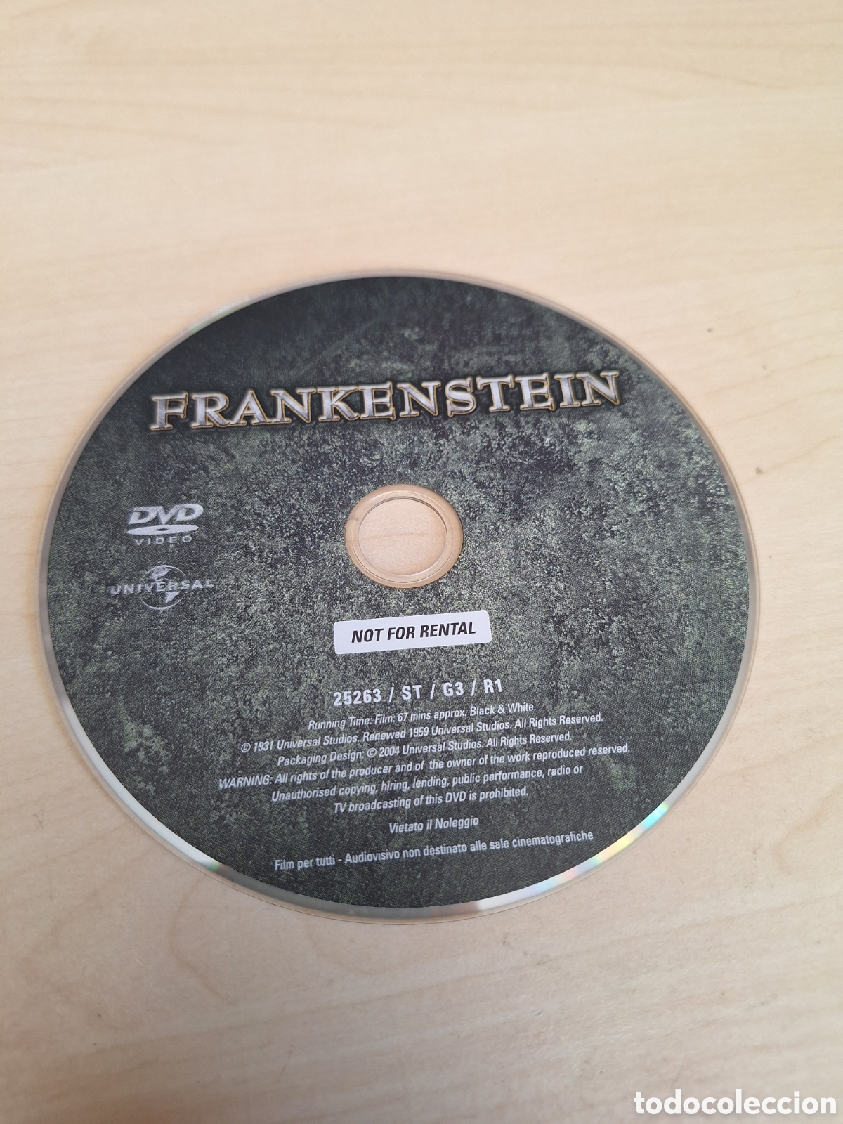 Cine: SD1721 frankenstein DVD SOLO DISCO