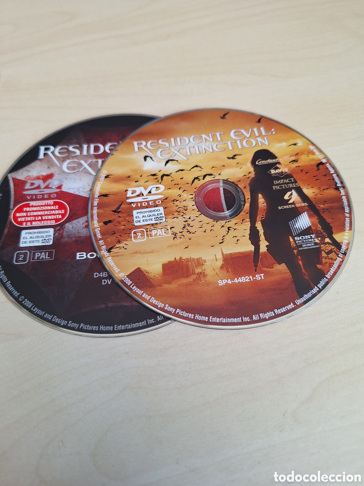 Cine: SD1744 resident evil extinci&oacute;n DVD SOLO DISCO