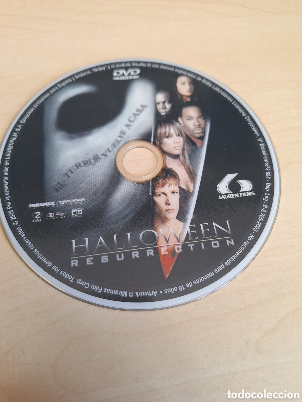 Cine: SD1745 halloween resurretion DVD SOLO DISCO