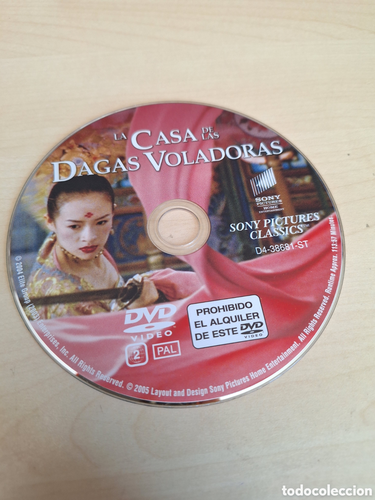 Cine: SD1746 la casa de las dagas voladoras DVD SOLO DISCO