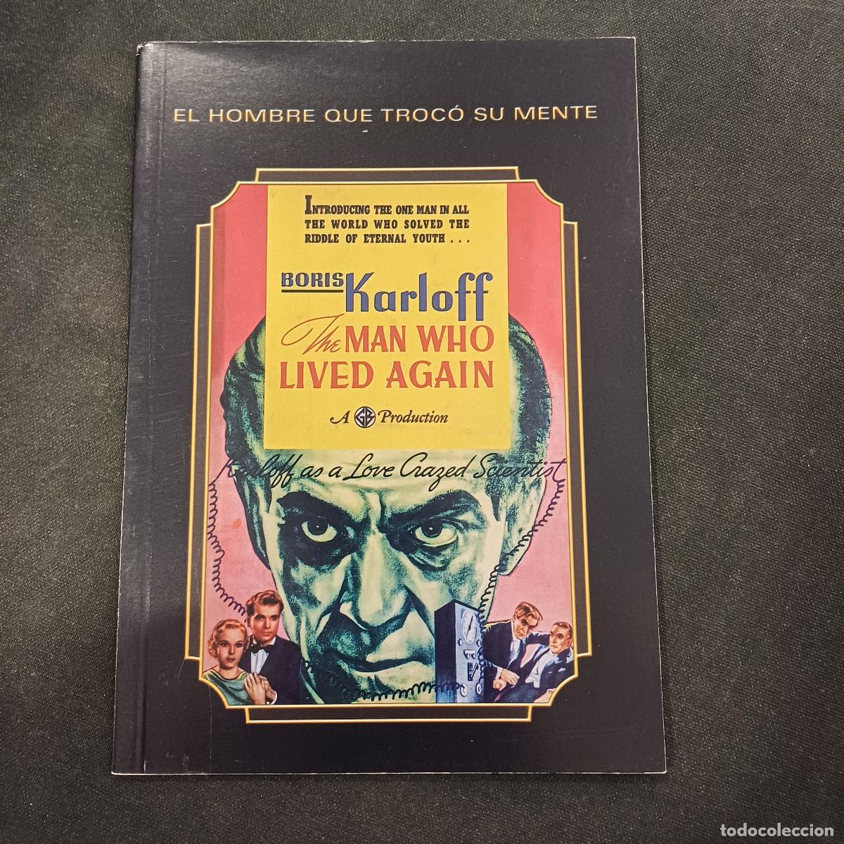 Cine: LIBRETO PARA DVD/EL HOMBRE QUE TROCO SU MENTE/BORIS KARLOFF.