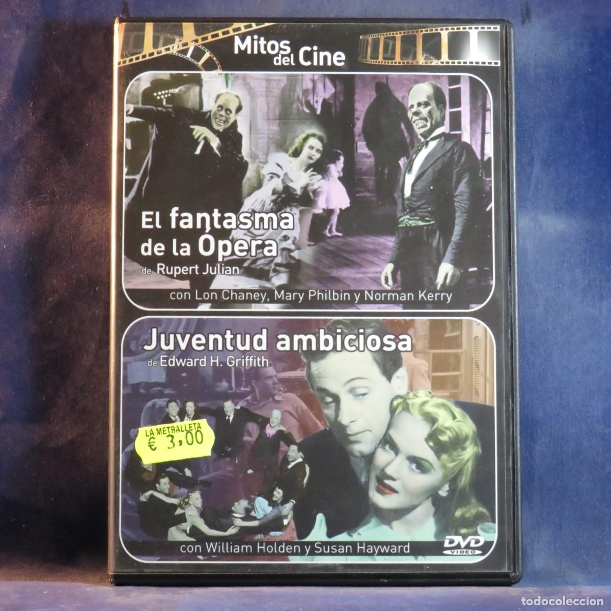 Cine: EL FANTASMA DE LA &Oacute;PERA - JUVENTUD AMBICIOSA - DVD
