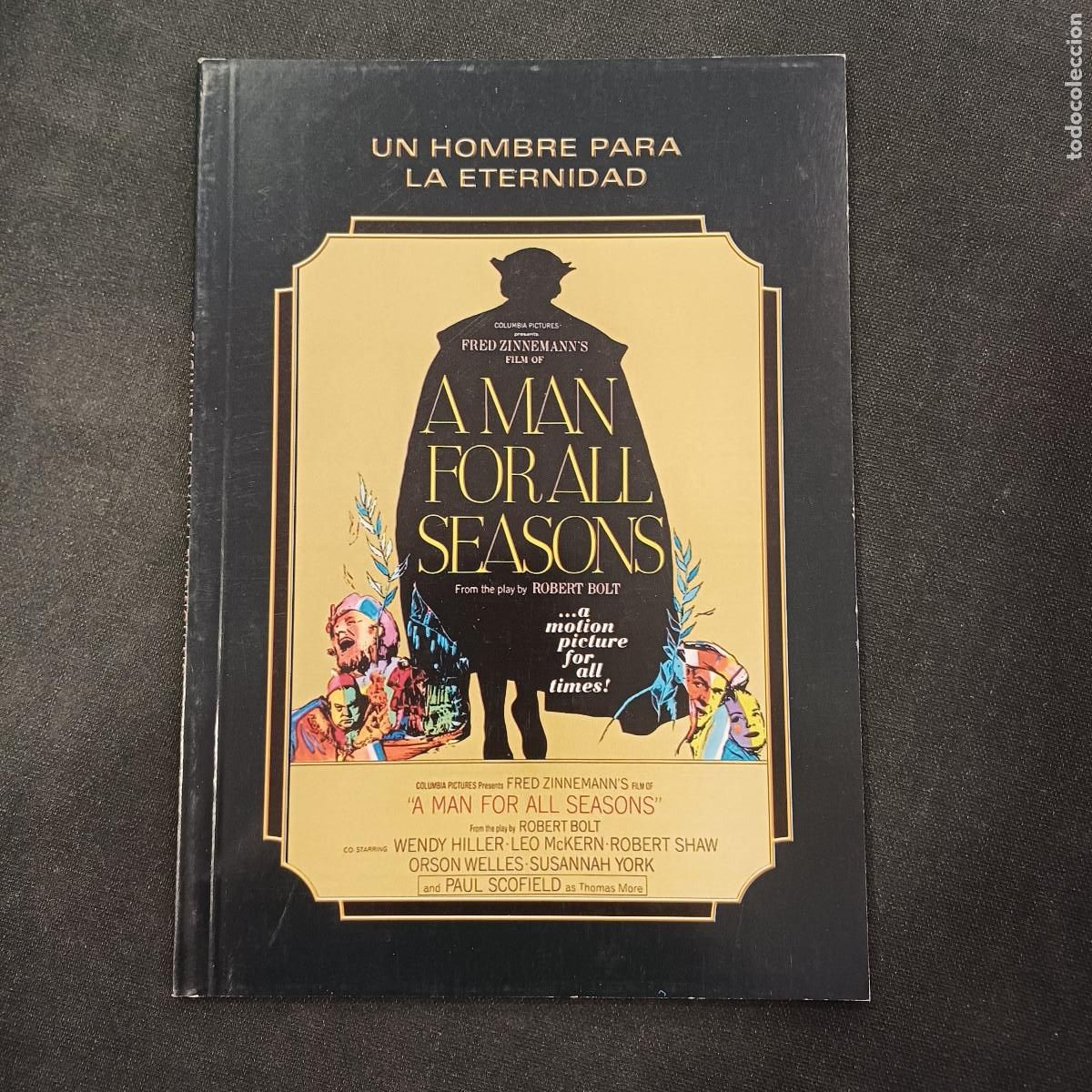 Cine: LIBRETO PARA DVD/UN HOMBRE PARA LA ETERNIDAD.