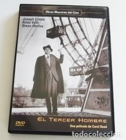 Cine: EL TERCER HOMBRE - DVD PEL&Iacute;CULA SUSPENSE - JOSEPH COTTEN - ALIDA VALLI - ORSON WELLES - CL&Aacute;SICO