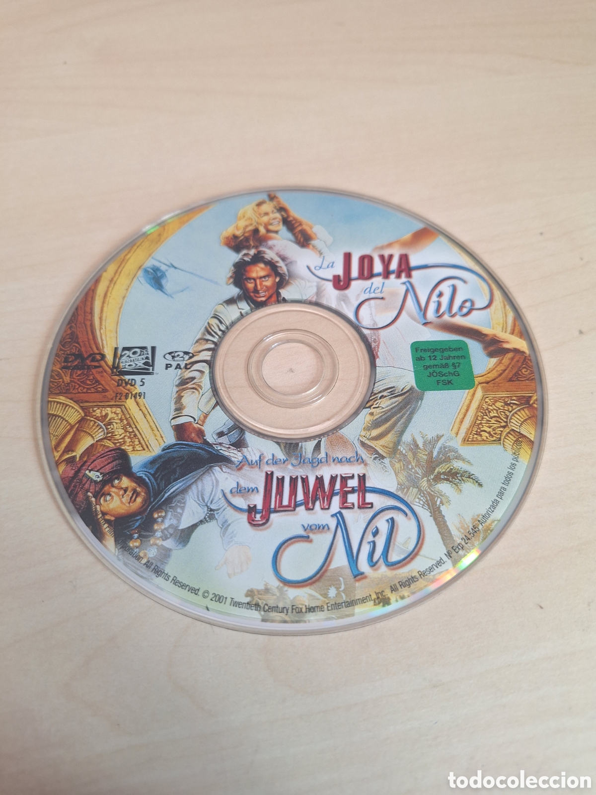 Cine: SD1764 la joya del nilo DVD SOLO DISCO
