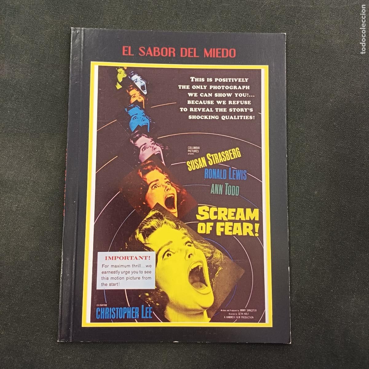 Cine: LIBRETO PARA DVD/EL SABOR DEL MIEDO.