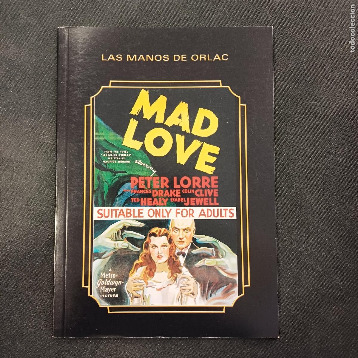 Cine: LIBRETO PARA DVD/LAS MANOS DE ORLAC.