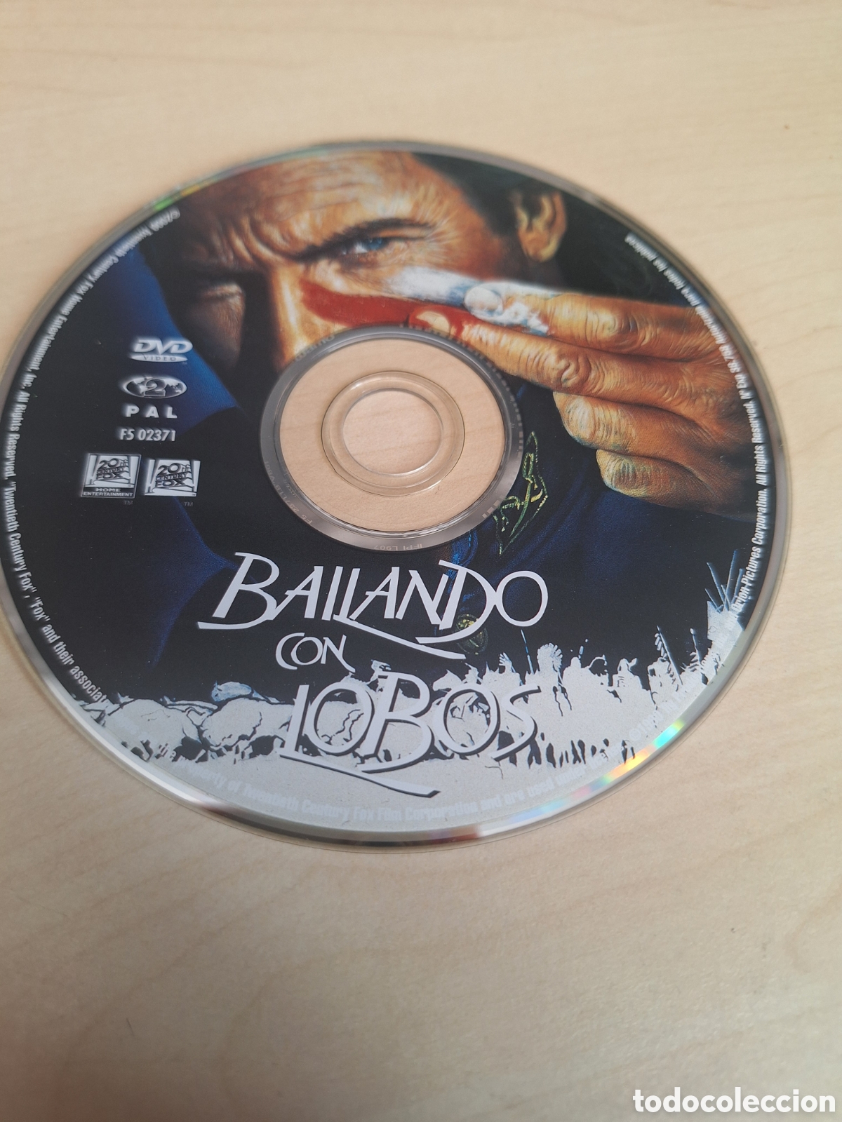 Cine: SD1771 bailando con lobos DVD SOLO DISCO