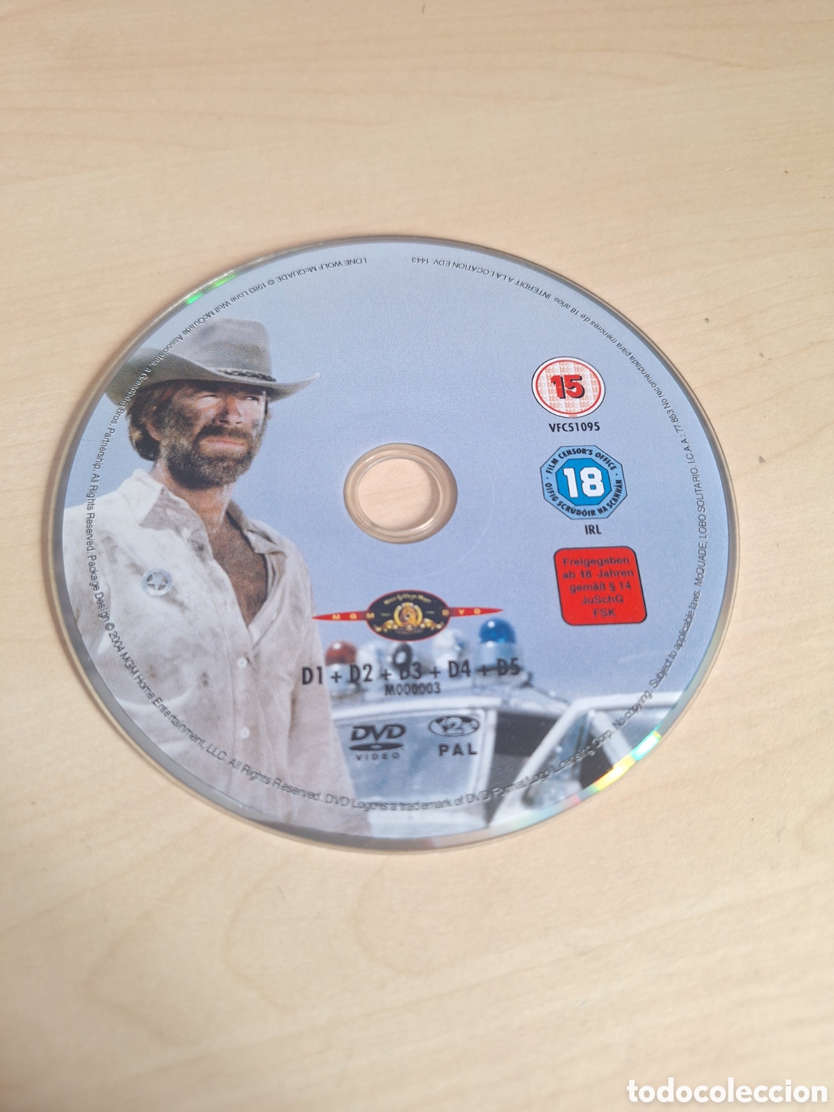 Cine: SD1774 mcquade el lobo solitario DVD SOLO DISCO