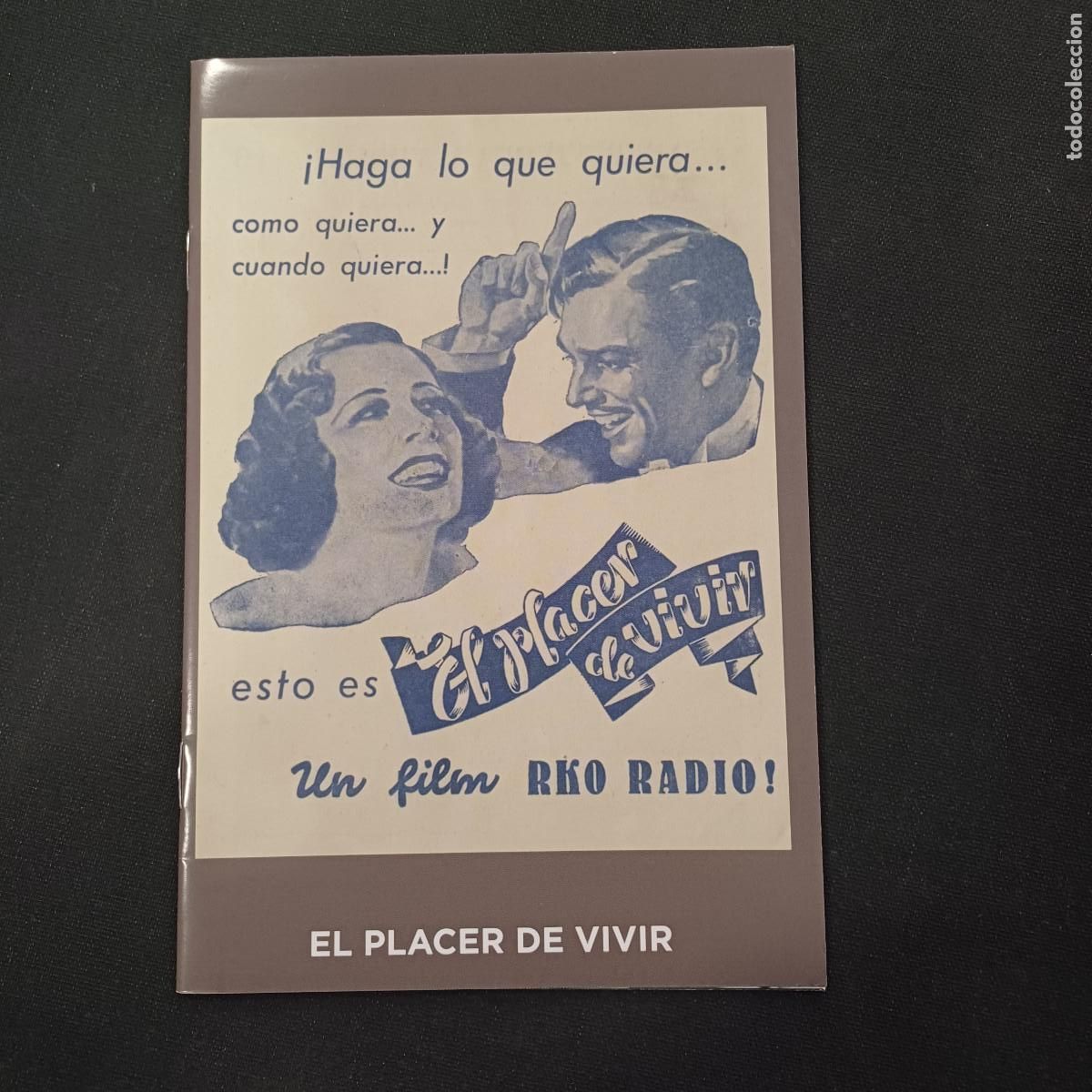Cine: LIBRETO PARA DVD/EL PLACER DE VIVIR.