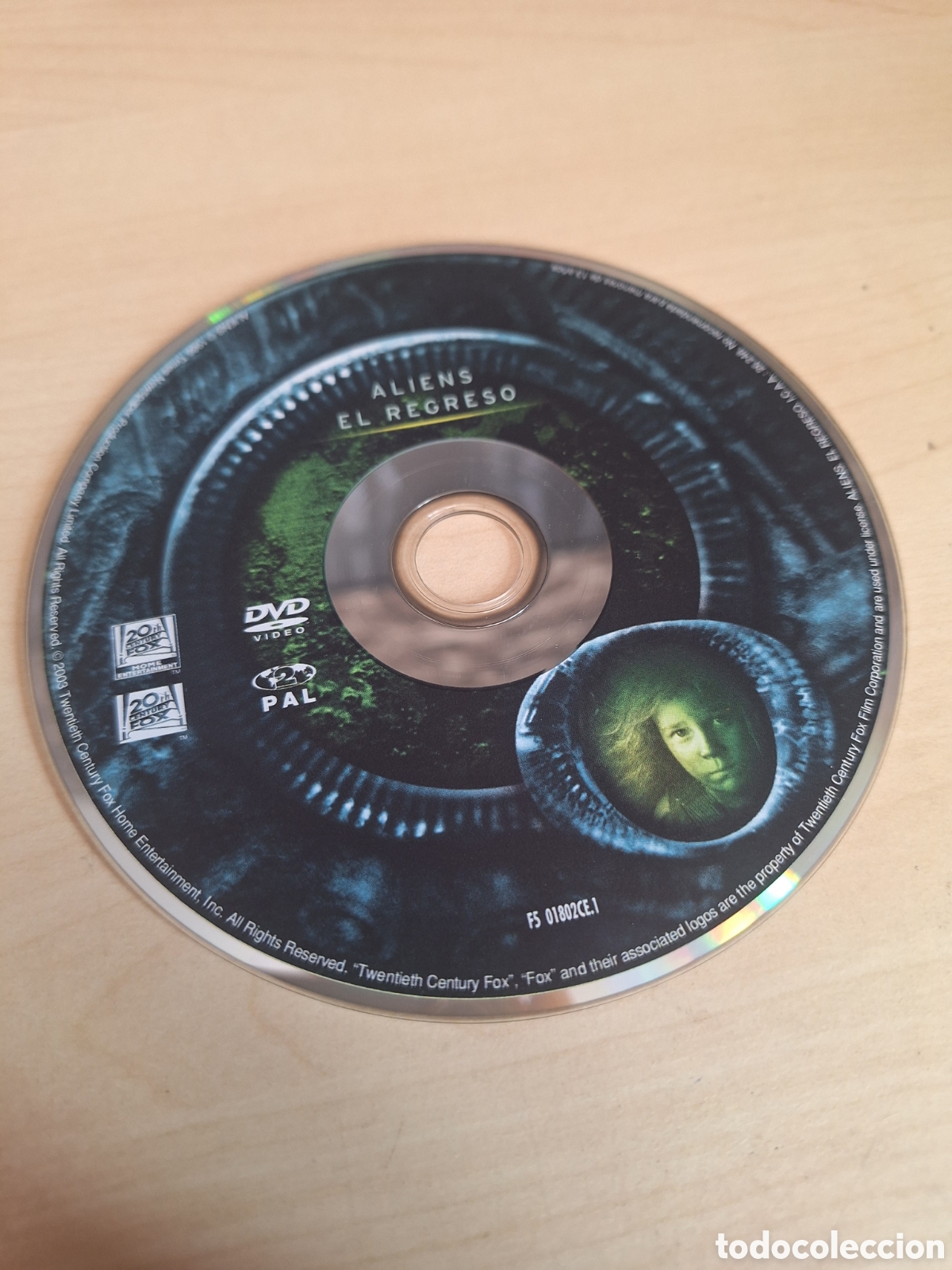 Cine: SD1781 alien el regreso DVD SOLO DISCO