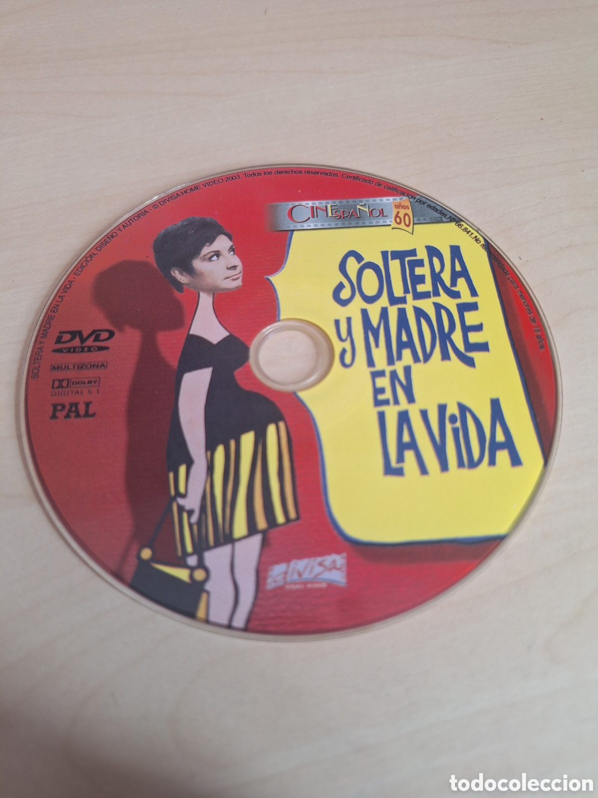 Cine: SD1790 soltera y madre en la vida DVD SOLO DISCO