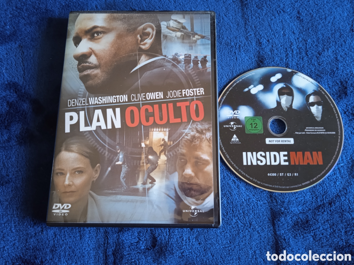 Cinema: DVD &ndash; PLAN OCULTO DENZEL WASHINGTON JODIE FOSTER