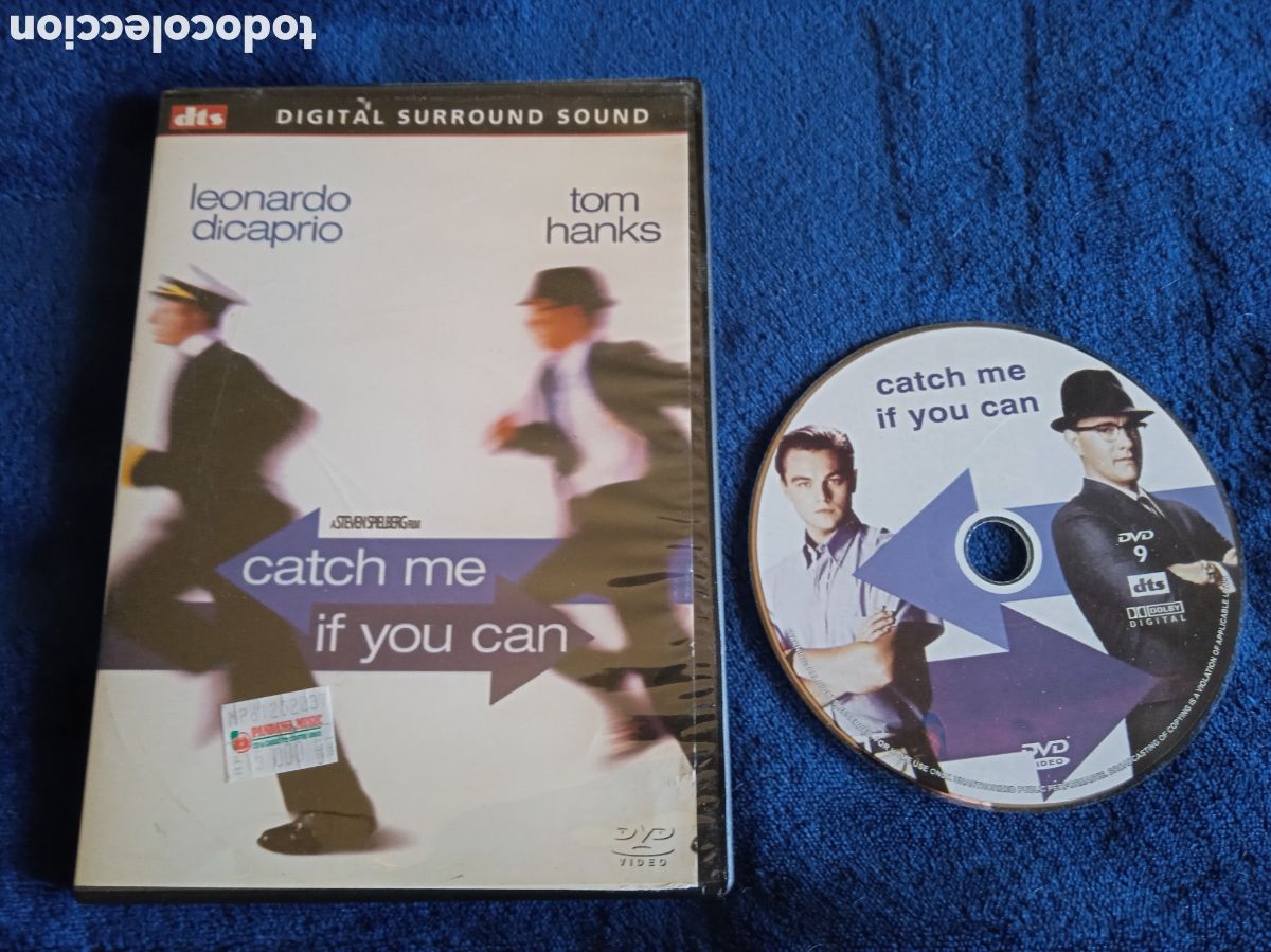 Cine: DVD - Catch me if you can &ndash; Leonardo Dicaprio - Tom Hanks -EN INGLES
