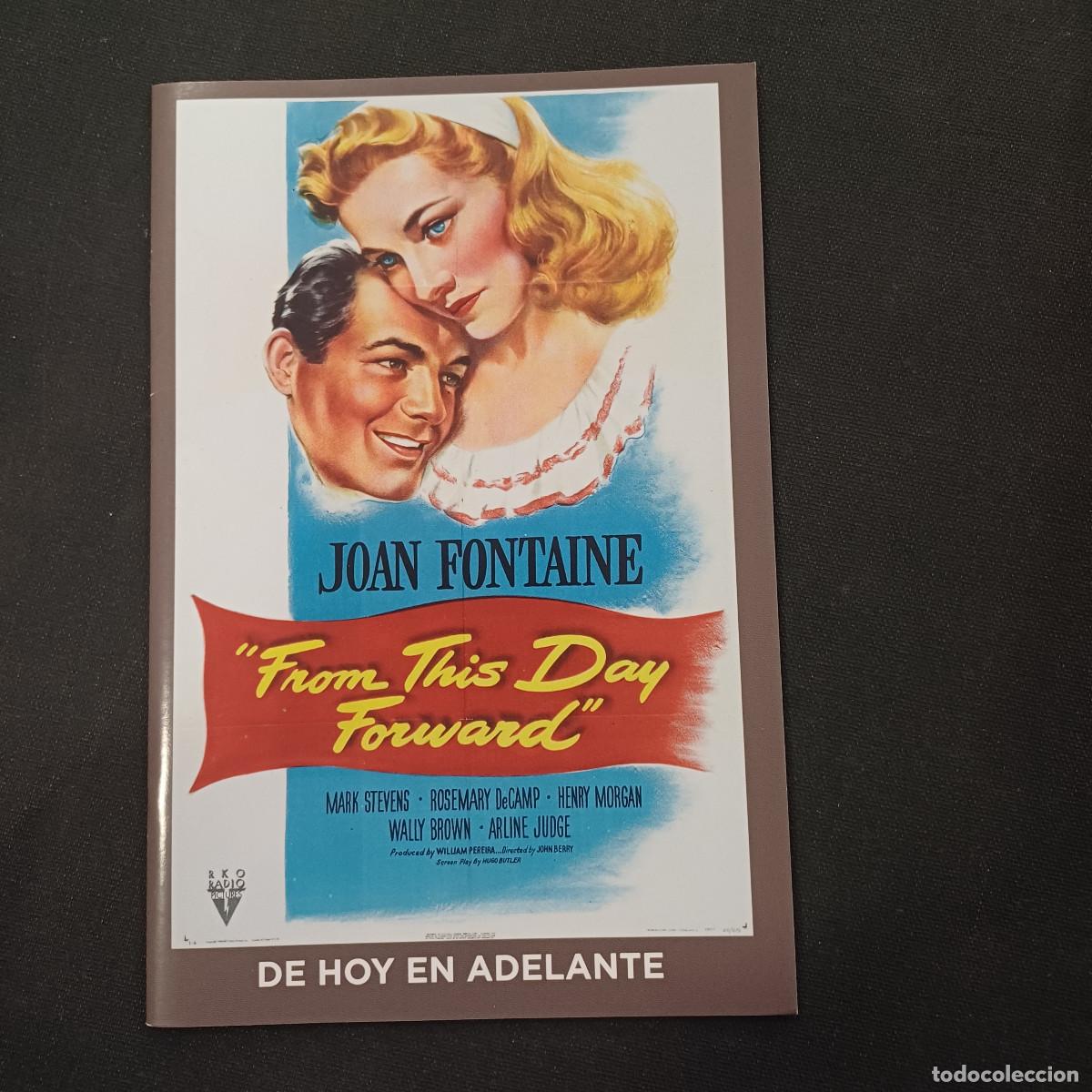 Cine: LIBRETO PARA DVD/DE HOY EN ADELANTE.