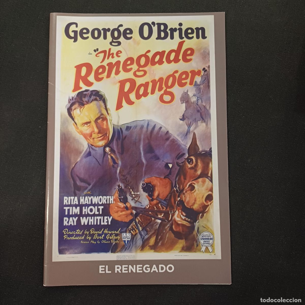 Cine: LIBRETO PARA DVD/EL RENEGADO.