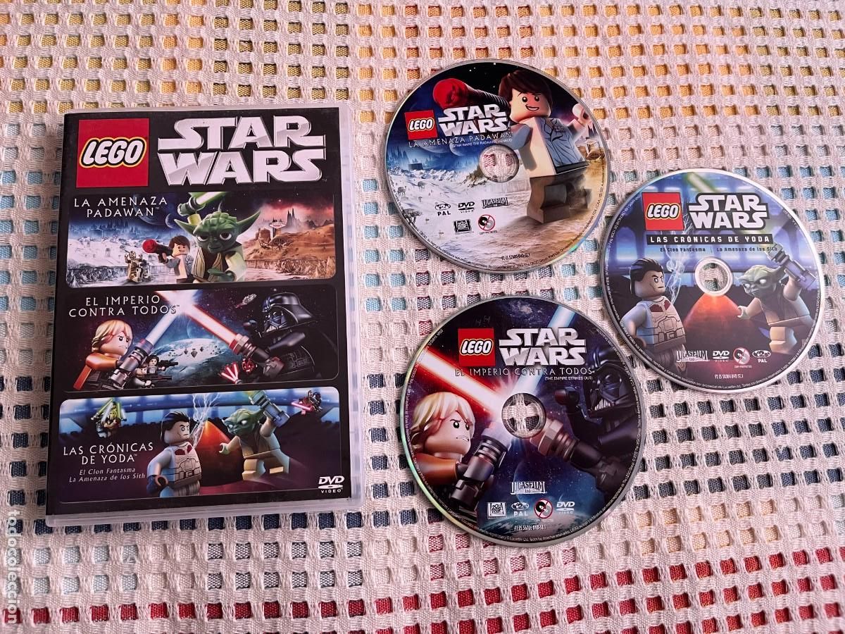 Cine: LEGO STAR WARS AMENAZA PADAWAN IMPERIO CONTRA TODOS CRONICAS YODA - PELICULA DVD