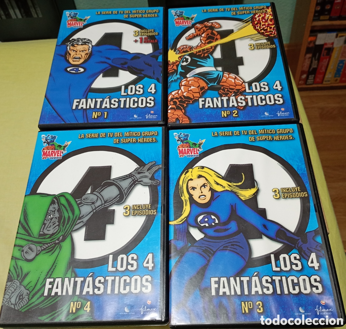 Cine: Lote 4 DVD los 4 fant&aacute;sticos Filmax