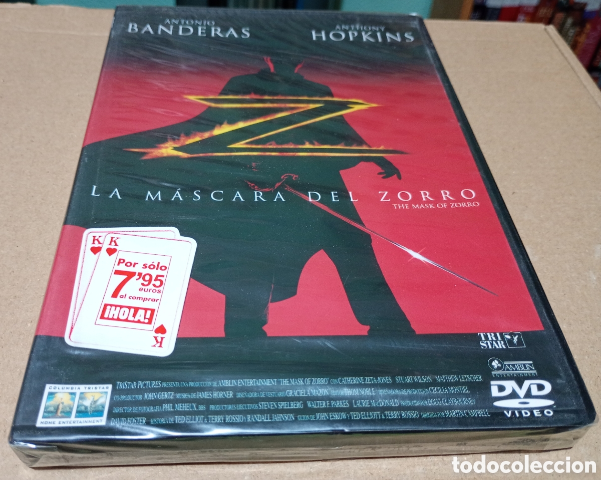 Cine: La mascara del zorro DVD NUEVO PRECINTADO