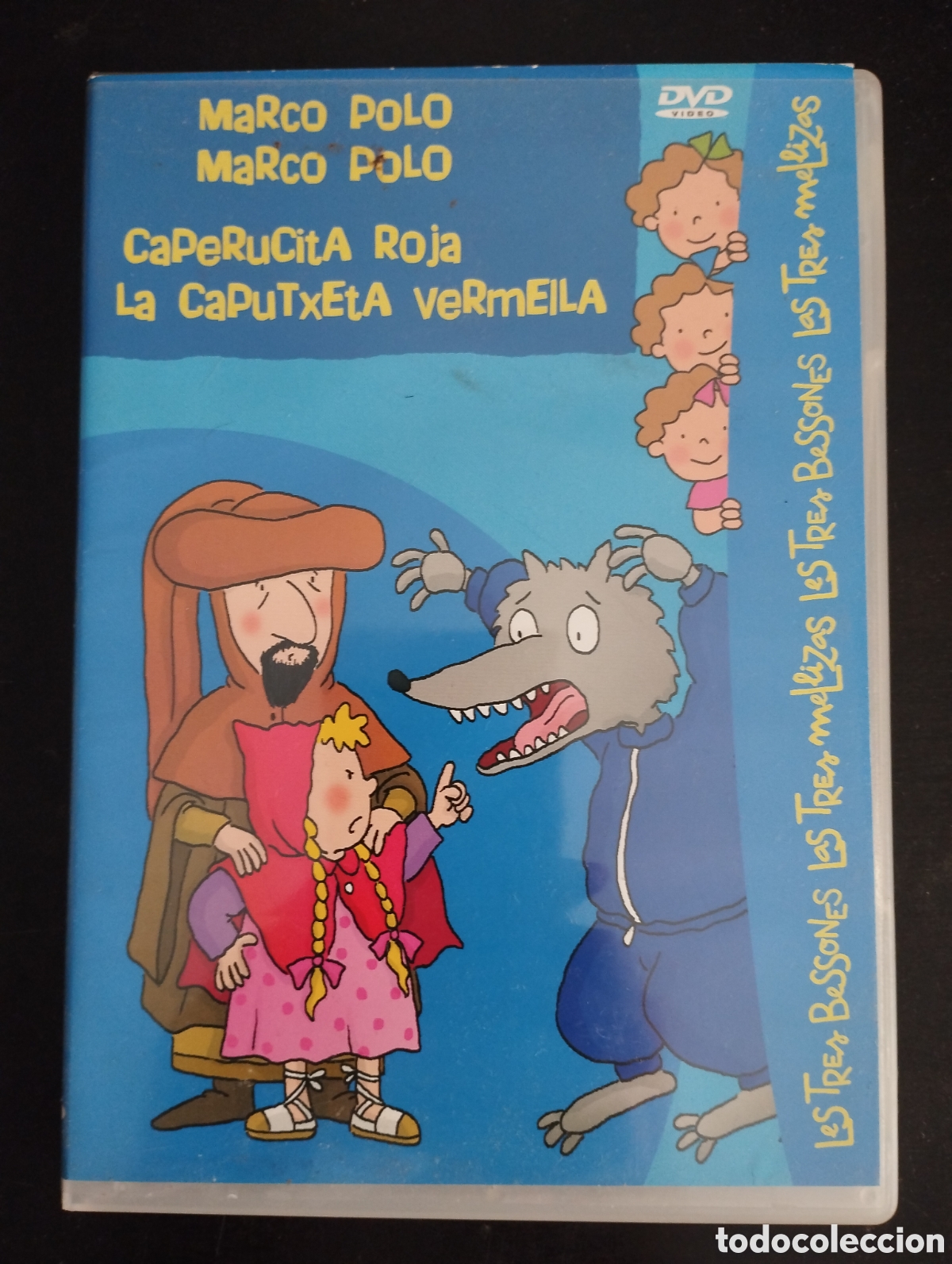 Cine: Les tres bessones. Las tres mellizas. Marco Polo. Caputxeta vermella. Caperucita Roja. DVD. 6