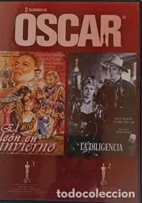Cine: 2 Cl&aacute;sicos de &Oacute;scar - La Diligencia - El Le&oacute;n en Invierno DVD Como nuevo