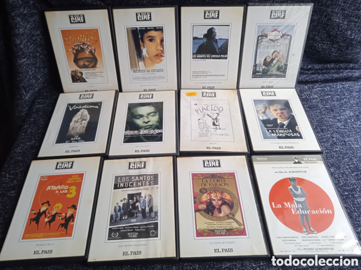 Cine: DVD - EL PAIS DE CINE LOTE DE 12 DVDS -EL PAIS