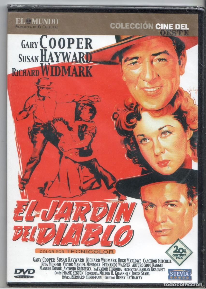 Cine: El jard&iacute;n del diablo. Gary Cooper, Susan Hayward, Richard Widmark Nuevo precintado.