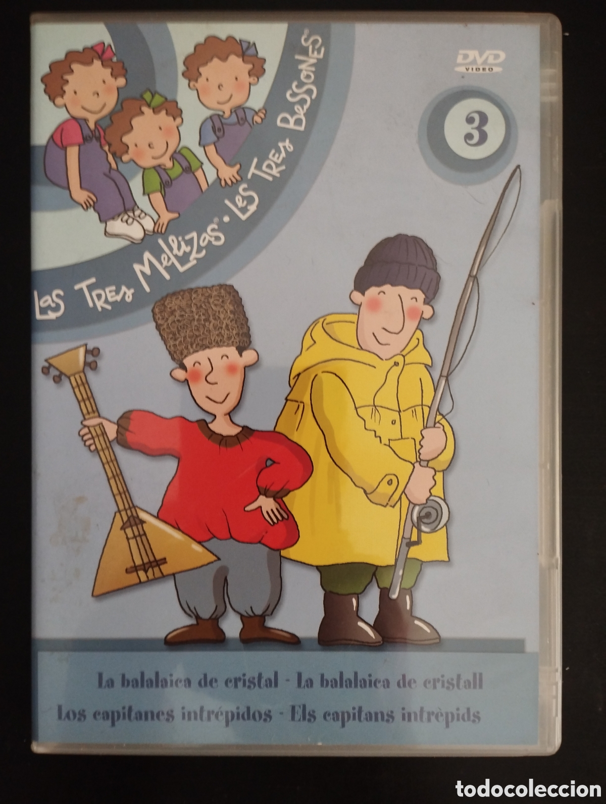 Cine: Les tres bessones. Las tres mellizas. DVD 3. La balalaica de cristall. Els capitans intr&egrave;pids.