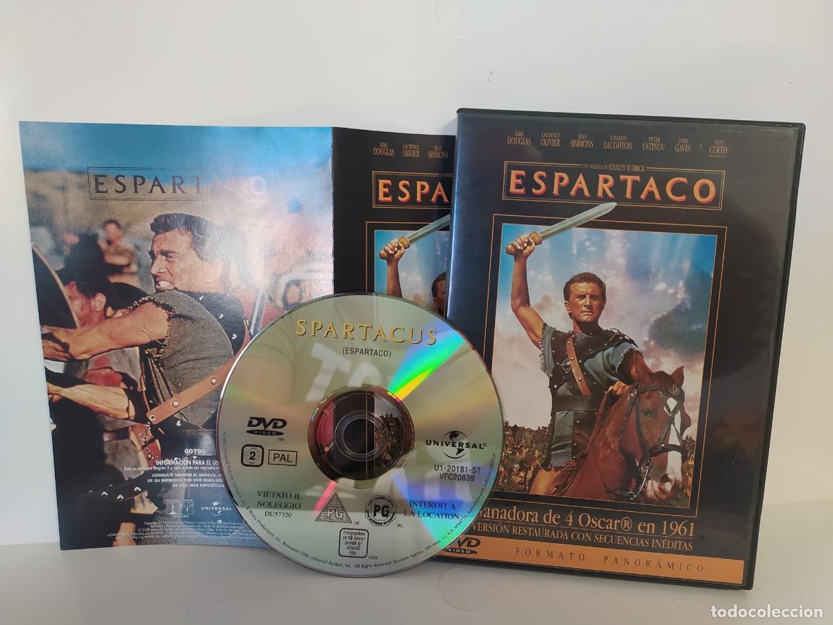 Cine: DVD SPARTACO, KIRK DOUGLAS-EDICION PANORAMICA-PELICULA DVD-