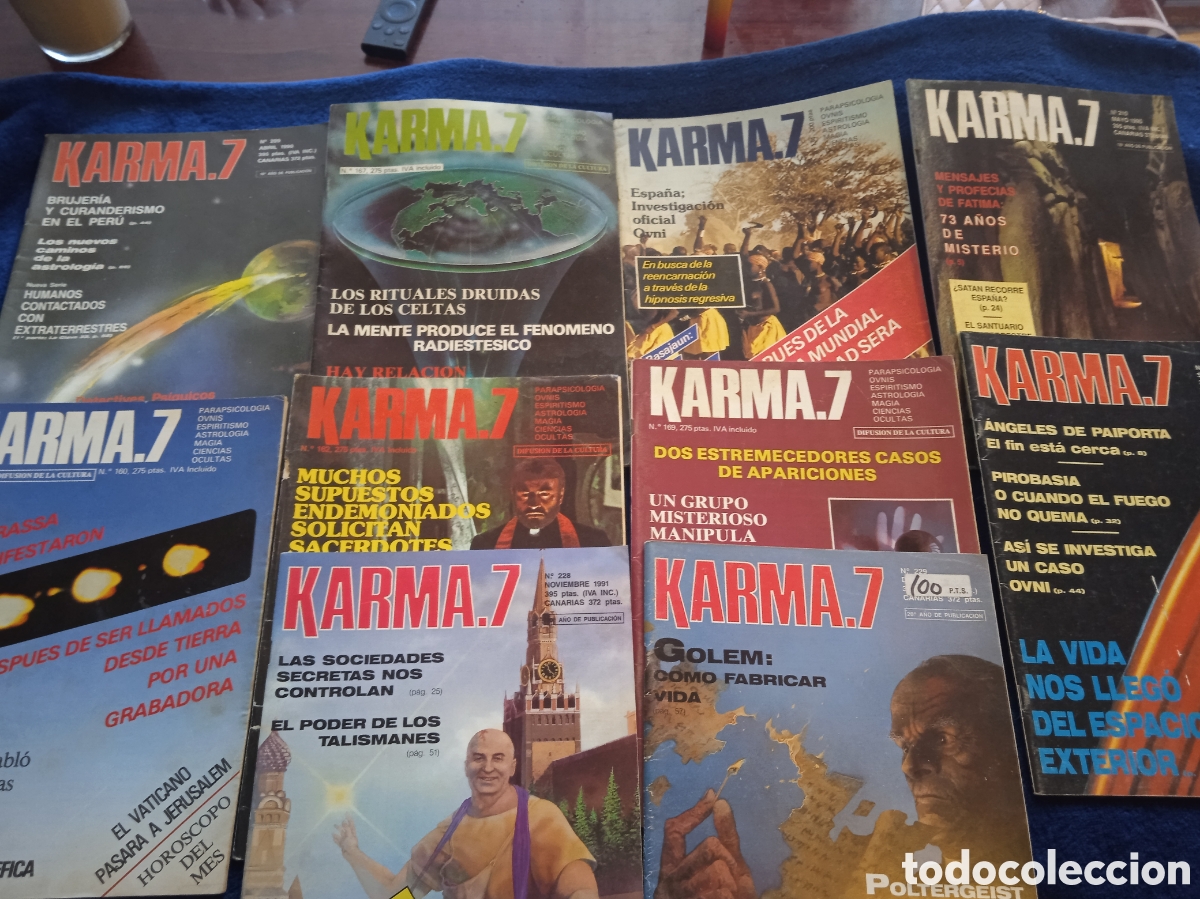 Cine: KARMA 7 PARAPSICOLOGIA - LOTE 10 REVISTAS - RESERVADO