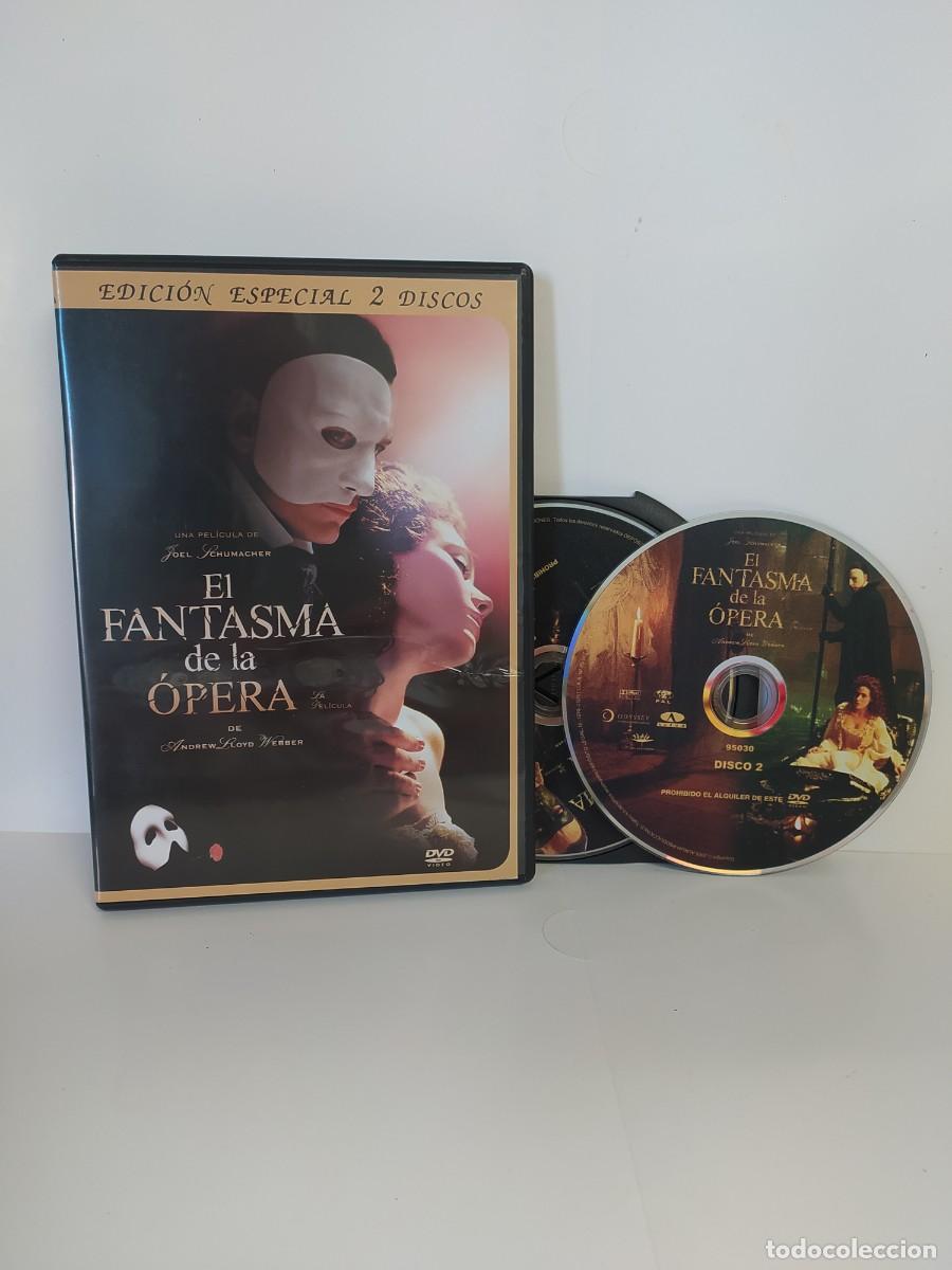 Cine: DVD EL FANTASMA DE LA OPERA-EDICION ESPECIAL 2 DISCOS-PELICULA DVD-