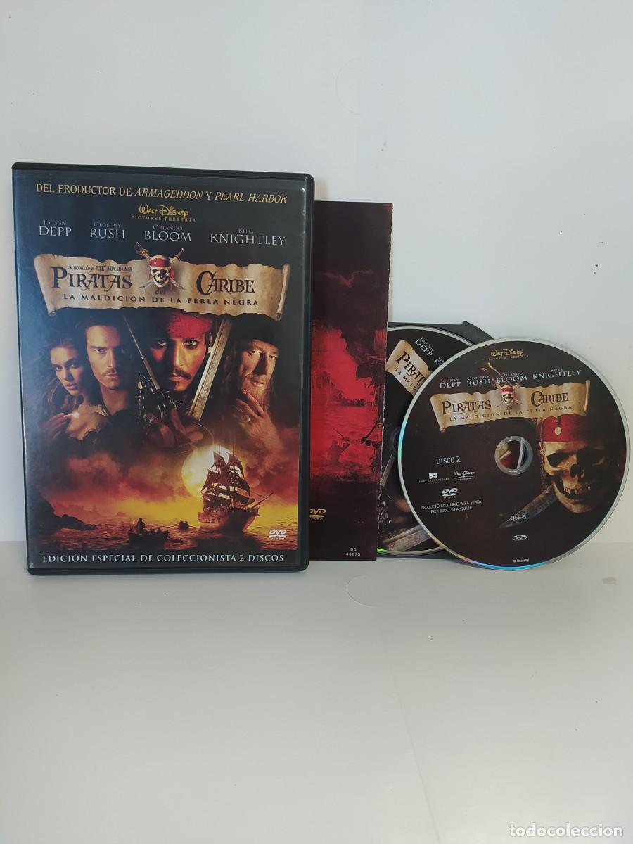 Cine: DVD PIRATAS DEL CARIBE-EDICION ESPECIAL COLECCIONISTA 2 DISCOS-PELICULA DVD-