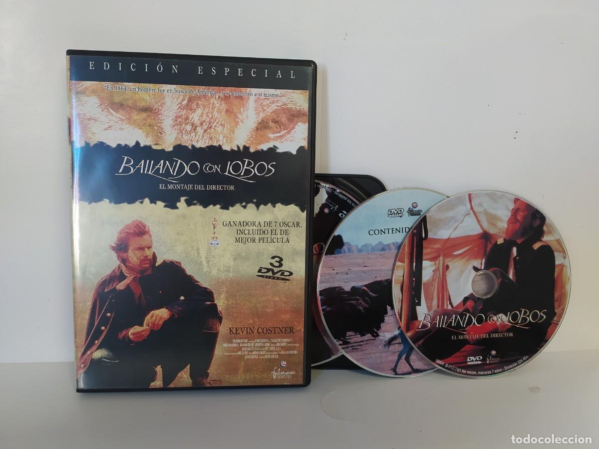 Cine: DVD BAILANDO CON LOBOS-EDICION ESPECIAL 3 DISCOS-PELICULA DVD-
