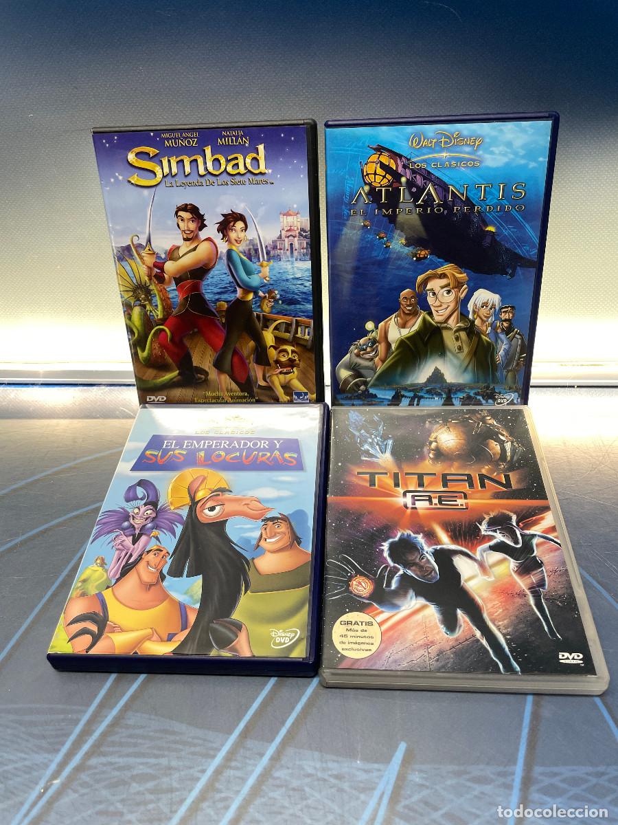 Cine: Lote de 4 DVDS Peliculas infantiles el emperador y sus locuras y mas
