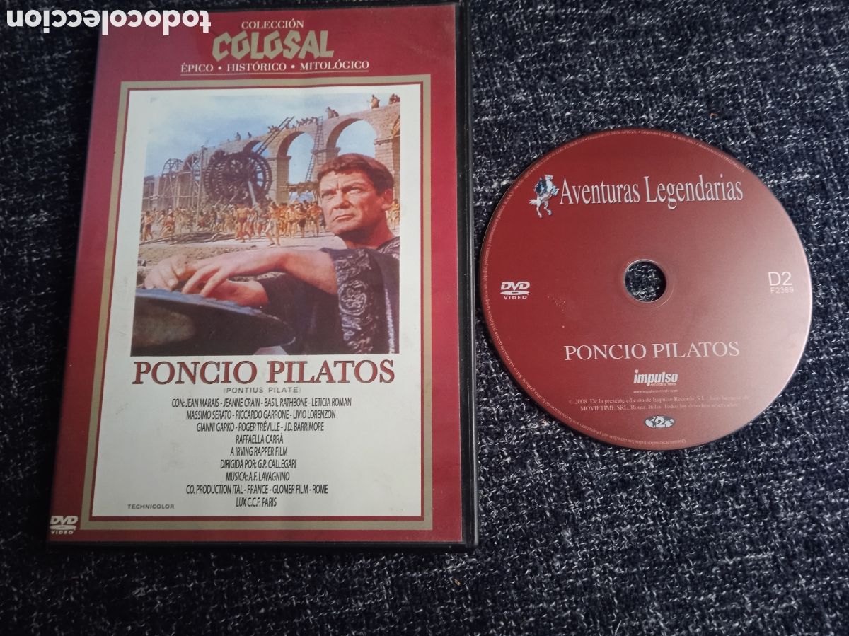 Cine: DVD - PONCIO PILATOS - G.P. CALLEGARI - RAFFAELLA CARRA - JEAN MARAIS