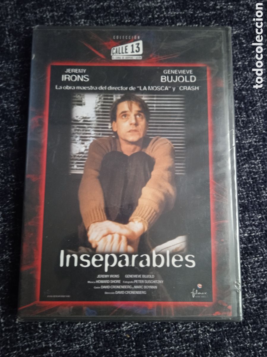 Cinema: DVD - INSEPARABLES - JEREMY IRONS -NUEVA PRECINTADA