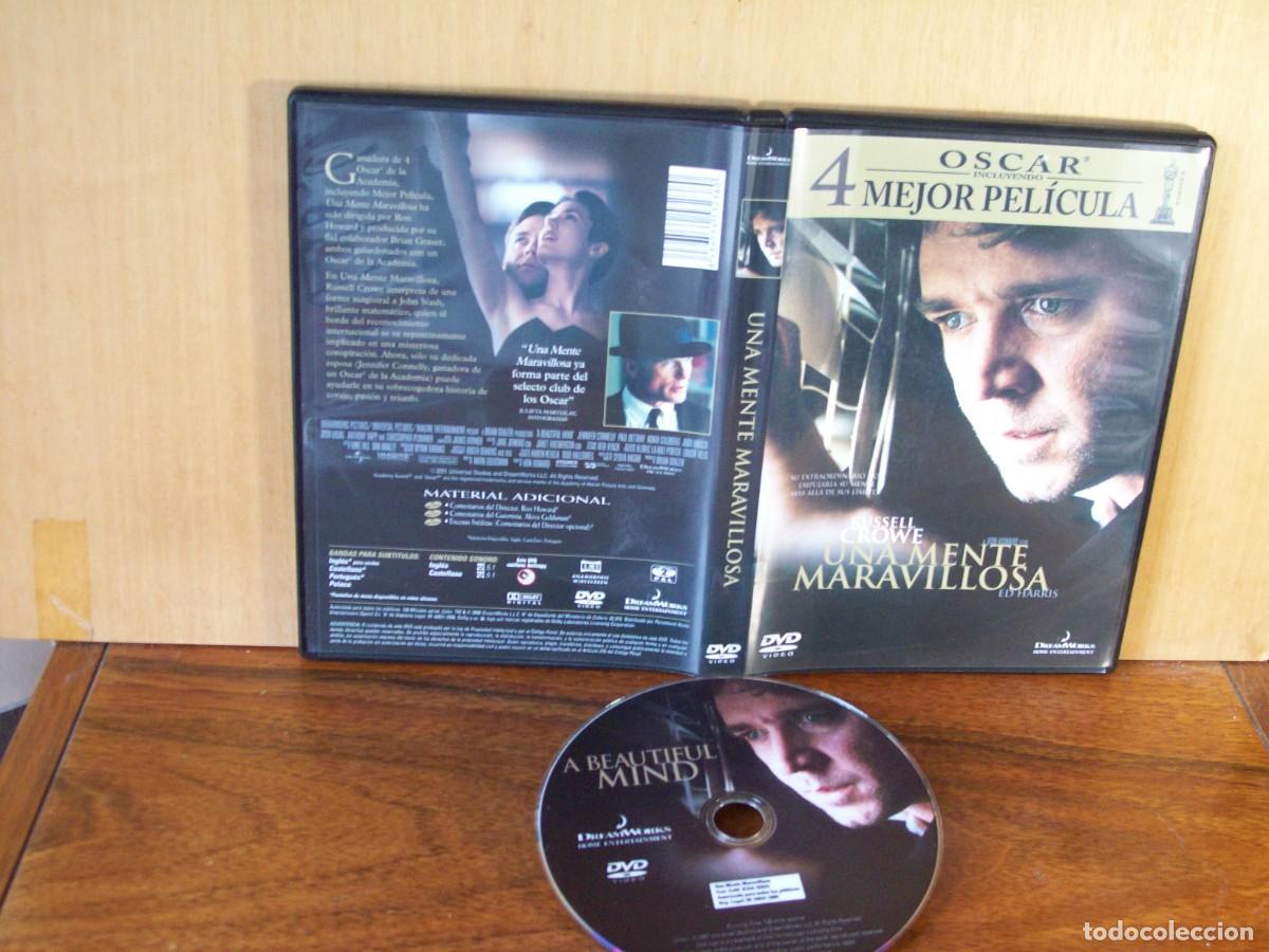 Cine: UNA MENTE MARAVILLOSA - RUSSELL CROWE - 4 OSCAR INCLUYENDO MEJOR PELICULA