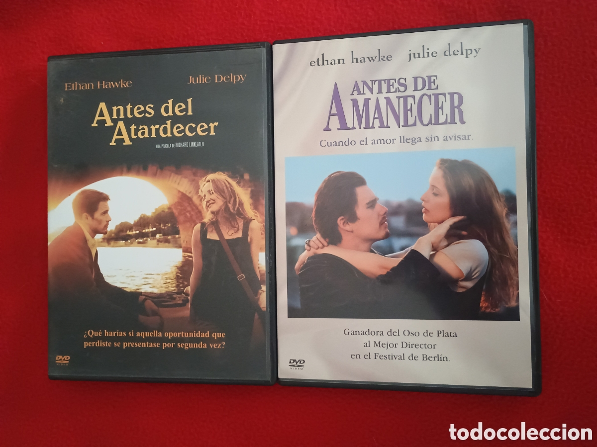 Cine: Dvd antes del amanecer y antes del atardecer - ethan hawke Julie delpy Richard linklater