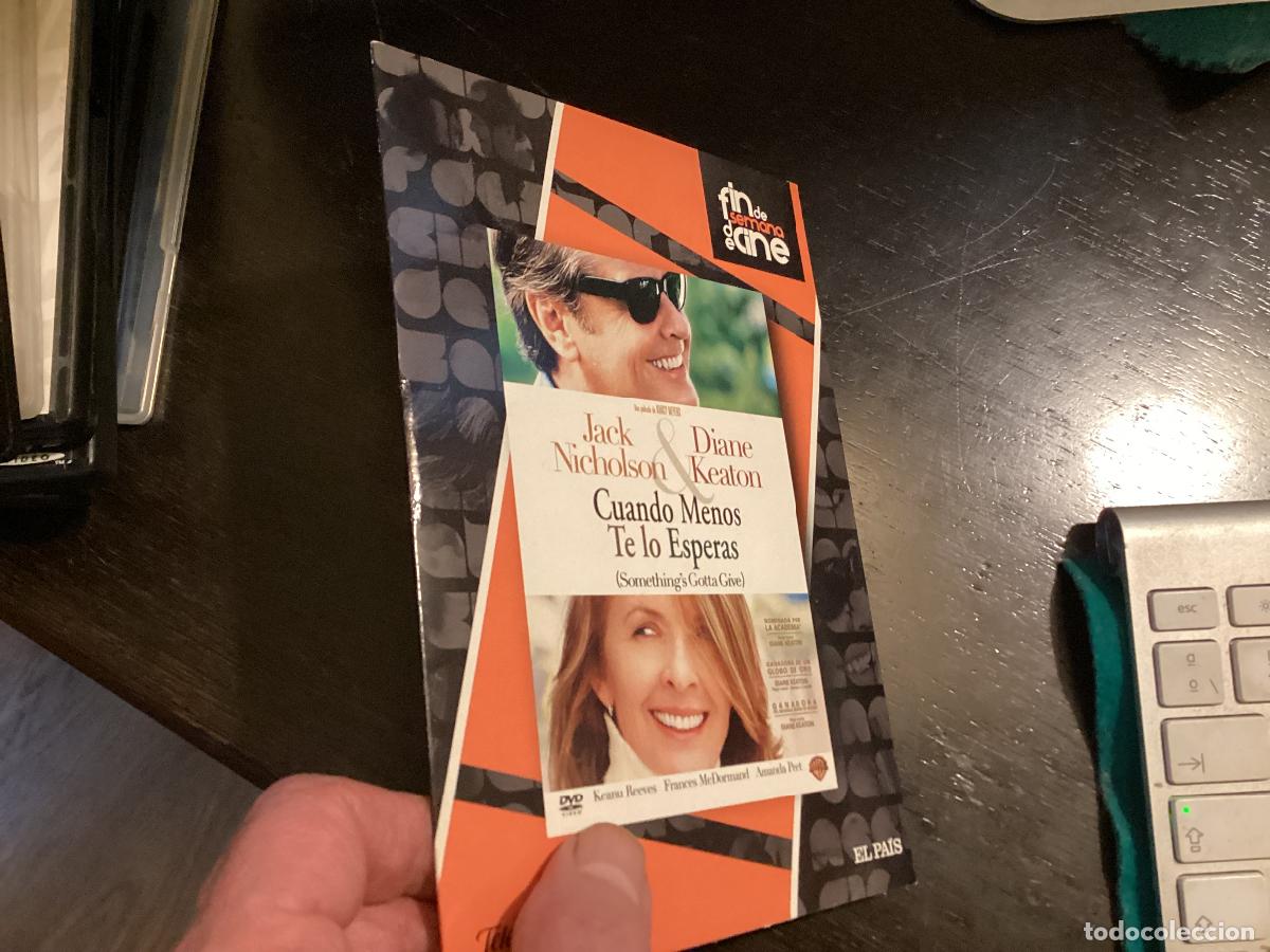 Cine: CUANDO MENOS TE LO ESPERAS DVD JACK NICHOLSON DIANE KEATON