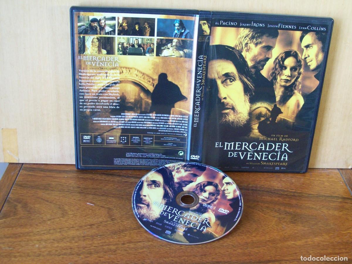 Cine: EL MERCADER DE VENECIA - AL PACINO - JEREMY IRONS - JOSEPH FIENNES - LYNN COLLINS - DVD