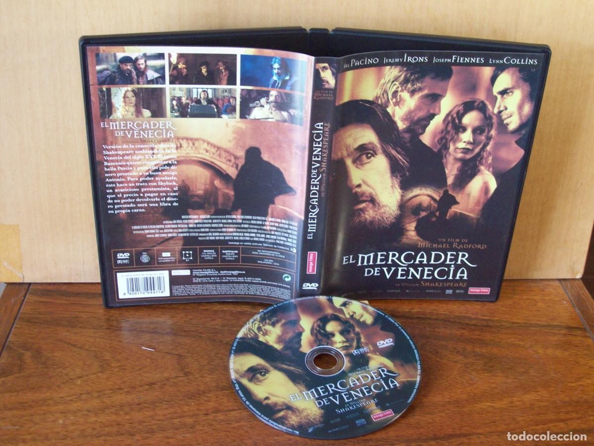 Cine: EL MERCADER DE VENECIA - AL PACINO - JEREMY IRONS - JOSEPH FIENNES - LYNN COLLINS - DVD