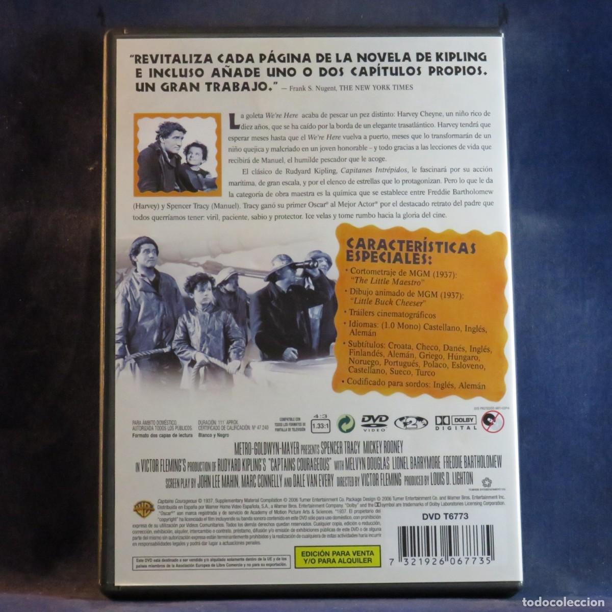 Cine: CAPITANES INTR&Eacute;PIDOS - DVD - Foto 2