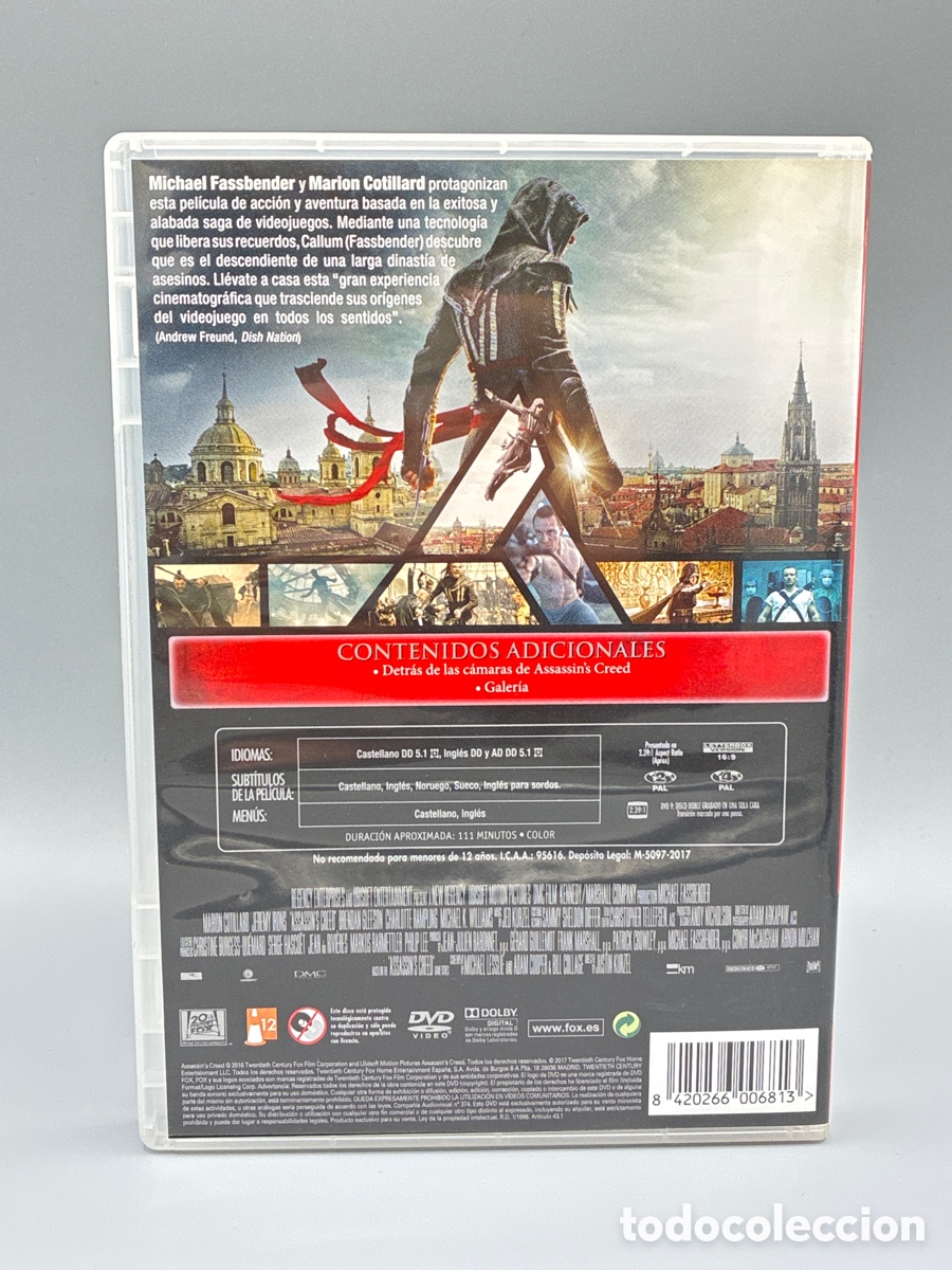 Cine: Assassin&rsquo;s Creed DVD - Foto 2