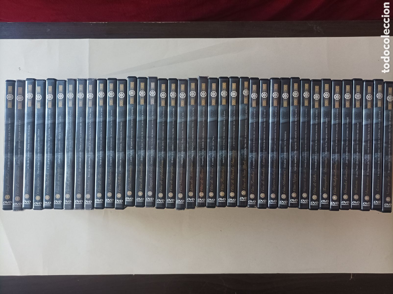 Cine: Lote 38 DVDs Joyas del Cine. Tres pel&iacute;culas en cada DVD. 114 pel&iacute;culas