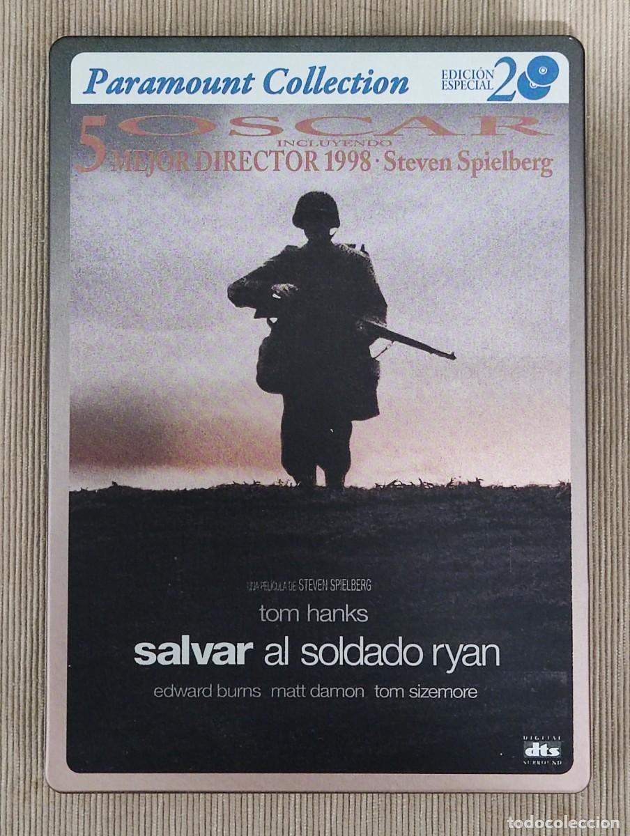 Cinema: DVD Salvar al soldado Ryan. Steelbook 2 discos