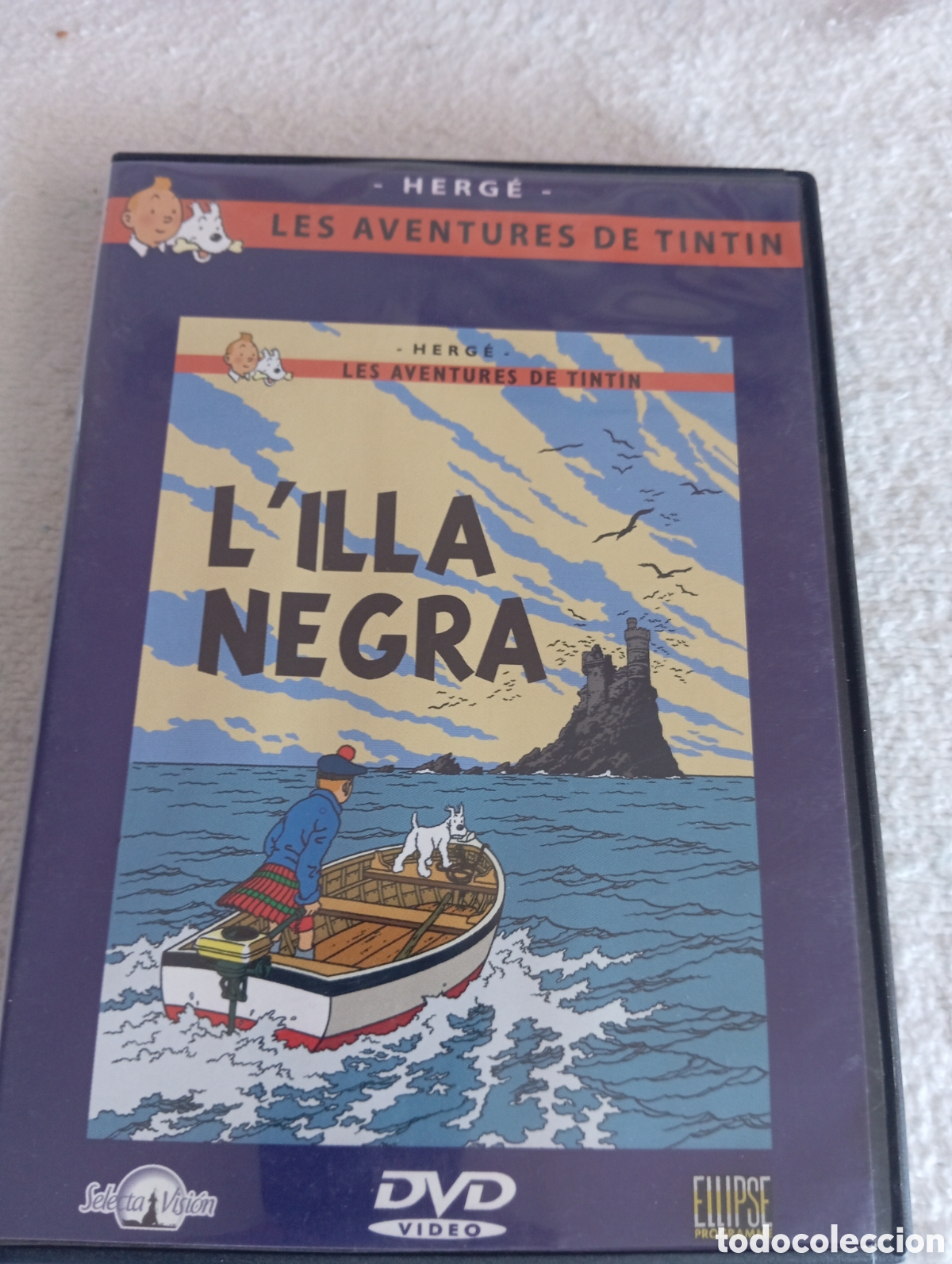 Cine: DVD Tint&iacute;n &ndash; La Isla Negra L'Illa Negra | Las Aventuras de Tint&iacute;n de Herg&eacute; Catal&aacute;n Selecta Vision