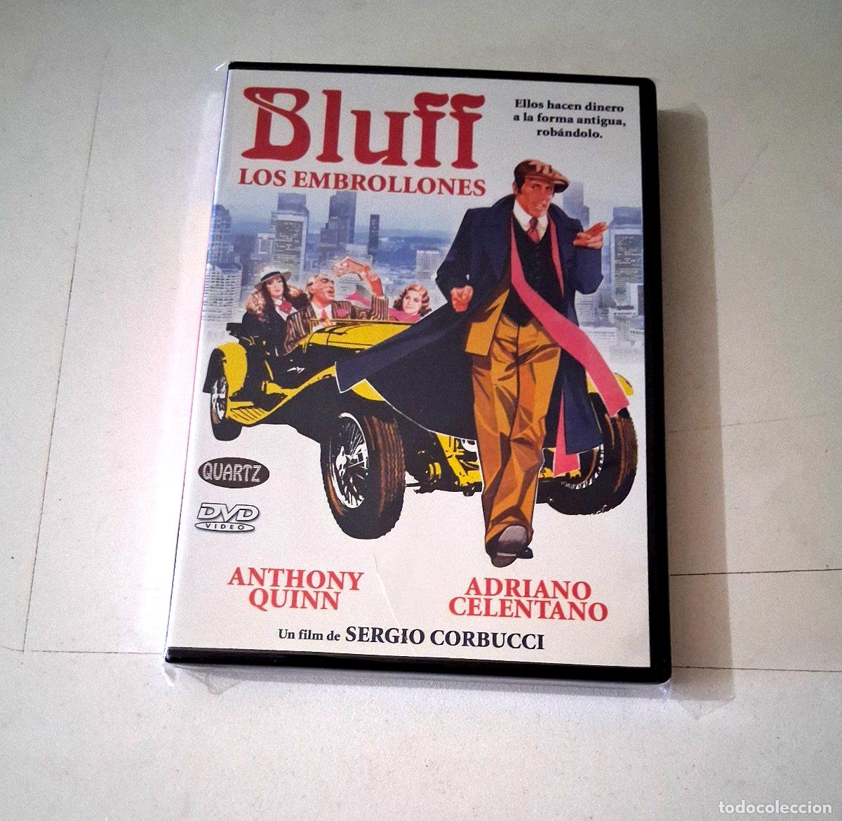 Cine: DVD &rdquo;BLUFF LOS EMBROLLONES&rdquo; SERGIO CORBUCCI ANTHONY QUINN ADRIANO CELENTANO