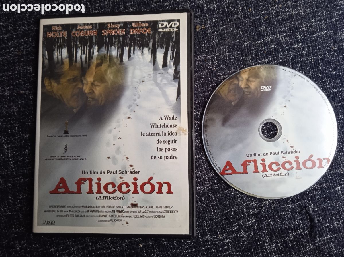 Cine: DVD - AFLICCION - PAUL SCHRADER NICK