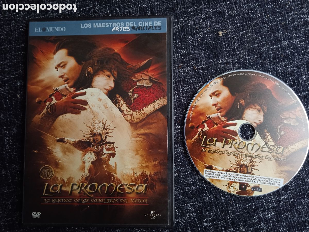 Cine: DVD - LA PROMESA - LA LEYENDA DE LOS CABALLEROS DEL VIENTO - ARTES MARCIALES