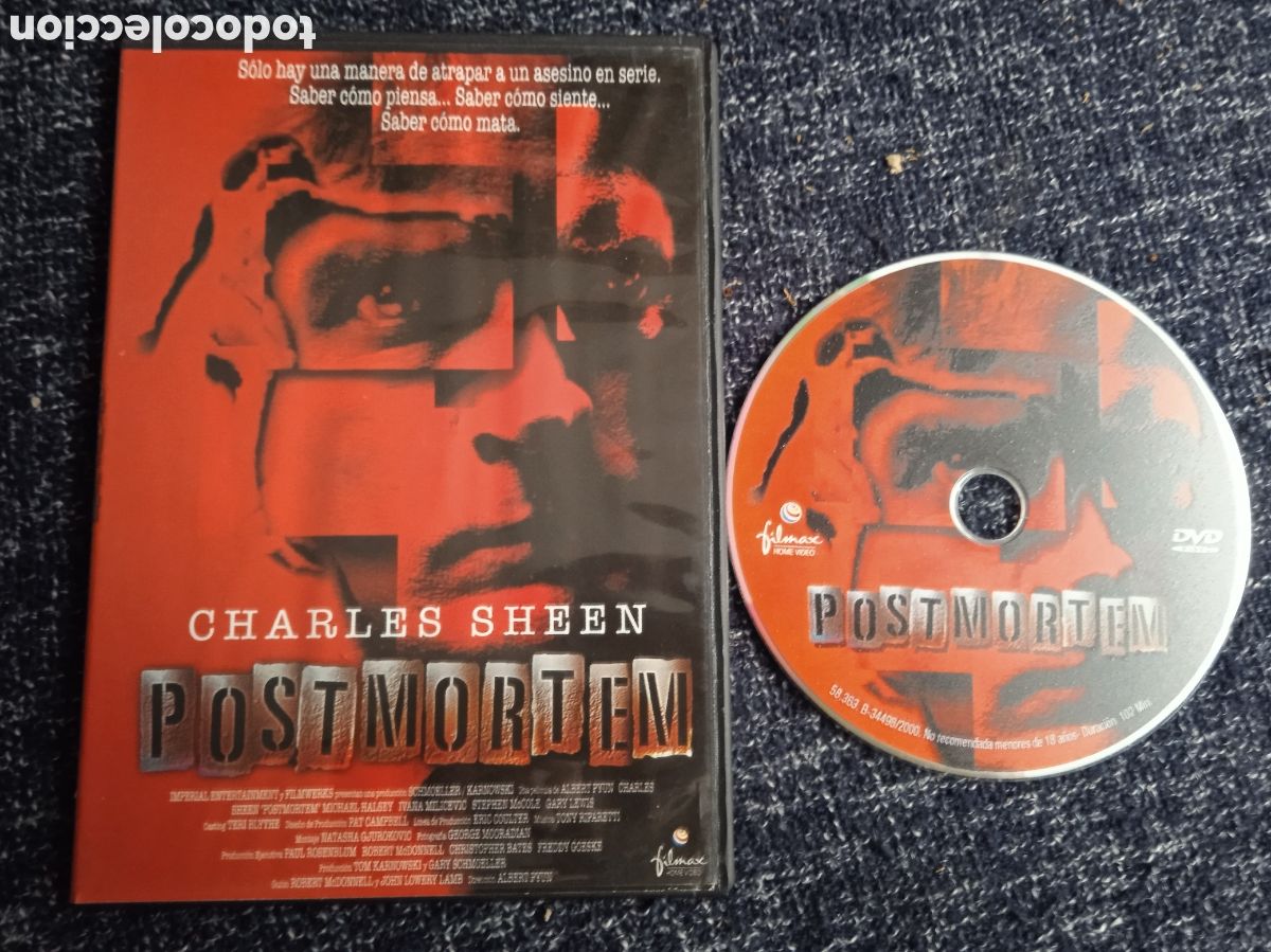 DVD - POSTMORTEM - CHARLES SHEEN
